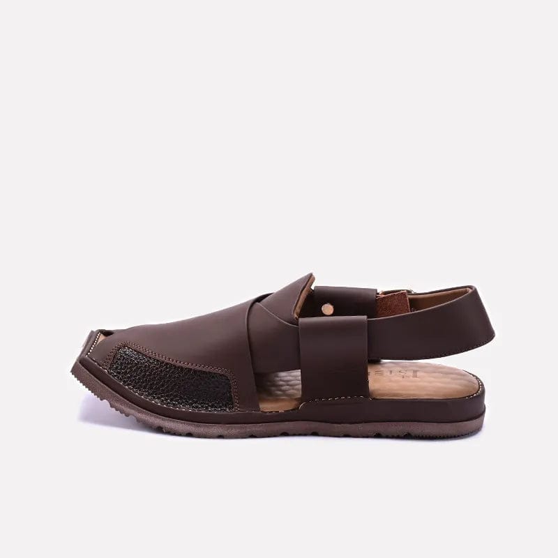 Brown Peshawari Chappal