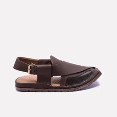 Brown Peshawari Chappal