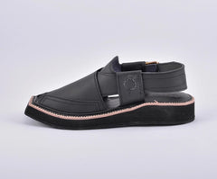 Black Kaptan Peshawari Sandal