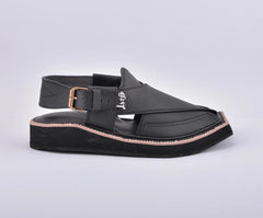 Black Kaptan Peshawari Sandal