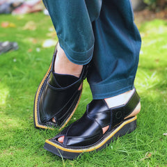 Kaptaan Chappal – Black Edition & navy blue